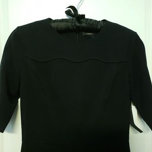 Cynthia Steffe Black Half-Sleeve Dress